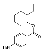 2-Ethylhexyl 4-aminobenzoate Structure