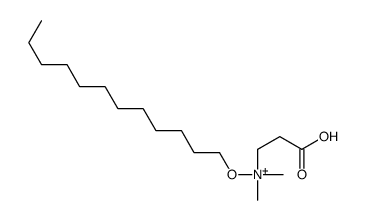 N-Dodecyloxycarboxymethyl-N,N,N-trimethylammonium Structure