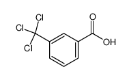 3-trichloromethyl-benzoic acid Structure