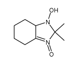 1-hydroxy-2,2-dimethyl-4,5,6,7-tetrahydrobenzimidazoline 3-oxide Structure