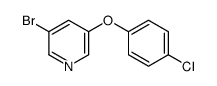 3-Bromo-5-(4-chlorophenoxy)pyridine picture
