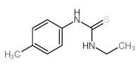 Thiourea,N-ethyl-N'-(4-methylphenyl)- structure