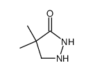 4,4-dimethylpyrazolidin-3-one Structure