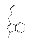 3-but-3-enyl-1-methylindole Structure