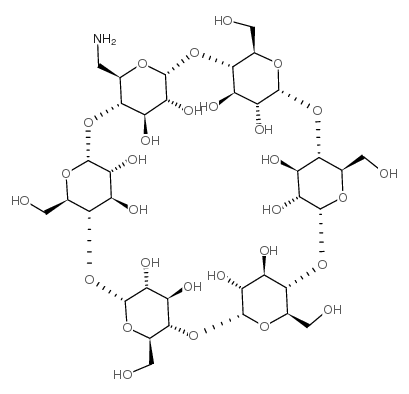 6-amino-6-deoxy a-cyclodextrin structure