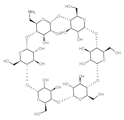 6-amino-6-deoxy a-cyclodextrin picture