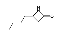 4-n-Butyl-2-azetidinon结构式