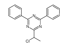 2-(1-chloro-ethyl)-4,6-diphenyl-[1,3,5]triazine结构式