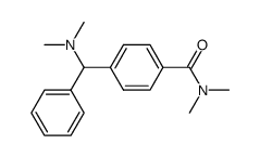 4-((dimethylamino)(phenyl)methyl)-N,N-dimethylbenzamide结构式