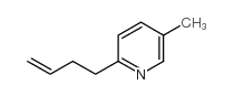 Pyridine, 2-(3-butenyl)-5-methyl- (9CI)结构式