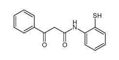 N-(2-Mercapto-phenyl)-3-oxo-3-phenyl-propionamide Structure