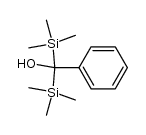 α,α-Bis(trimethylsilyl)benzylalkohol结构式