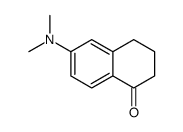 6-(dimethylamino)-3,4-dihydronaphthalen-1(2H)-one结构式