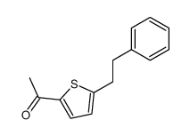 1-(5-phenethyl-[2]thienyl)-ethanone结构式