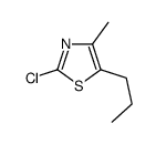 2-chloro-4-methyl-5-propyl-1,3-thiazole结构式