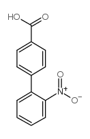 2'-NITRO-[1,1'-BIPHENYL]-4-CARBOXYLIC ACID structure