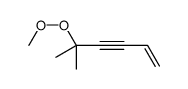 5-methyl-5-methylperoxyhex-1-en-3-yne Structure