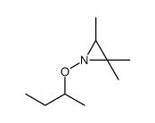 Aziridine, 2,2,3-trimethyl-1-(1-methylpropoxy)- (9CI) Structure