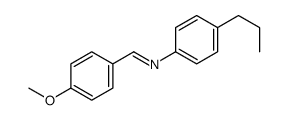 1-(4-methoxyphenyl)-N-(4-propylphenyl)methanimine Structure