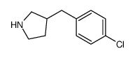 3-(4-Chlorobenzyl)pyrrolidine structure