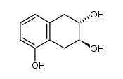 trans-5,6,7,8-tetrahydro-1,6,7-naphthalenetriol Structure