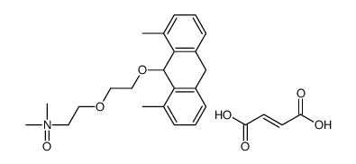 2-[2-[bis(2,6-dimethylphenyl)methoxy]ethoxy]-N,N-dimethylethanamine oxide,(E)-but-2-enedioic acid Structure