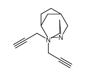 N,N-Di(2-propynyl)-3-azabicyclo[3.2.1]octane-3-ethanamine结构式