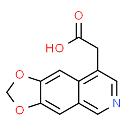 2-([1,3]Dioxolo[4,5-G]Isoquinolin-8-Yl)Acetic Acid structure