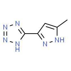2H-Tetrazole,5-(5-methyl-1H-pyrazol-3-yl)-结构式