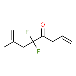 1,7-Octadien-4-one,5,5-difluoro-7-methyl- Structure