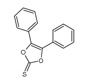 4,5-diphenyl-1,3-dioxolene-2-thione结构式