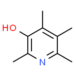 3-Pyridinol, 2,4,5,6-tetramethyl- (9CI) structure