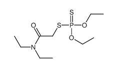 2-diethoxyphosphinothioylsulfanyl-N,N-diethyl-acetamide结构式