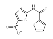 N-(5-nitro-1,3-thiazol-2-yl)thiophene-2-carboxamide structure