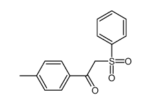 Phenyl[2-oxo-2-(4-methylphenyl)ethyl] sulfone Structure