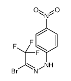 2,2,2-trifluoro-N-(4-nitrophenyl)ethanehydrazonoyl bromide结构式