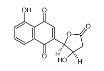 (−)-juglomycin A结构式