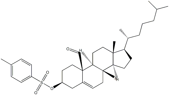 3β-Hydroxycholest-5-en-19-al 4-methylbenzenesulfonate结构式