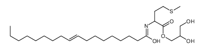 4-methylsulfanyl-2-[[(Z)-octadec-9-enoyl]amino]butanoic acid,propane-1,2,3-triol Structure