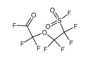 5-fluorosulfonylhexafluoro-3-oxapentanoyl fluoride Structure