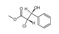 methyl (2S,3S)-2-chloro-3-hydroxy-3-phenylpropanoate结构式