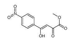 methyl 4-hydroxy-4-(4-nitrophenyl)-2-oxobut-3-enoate结构式