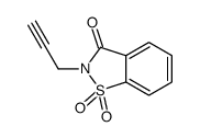 2-(2-propynyl)-1,2-benzisothiazol-3(2H)-one 1,1-dioxide结构式