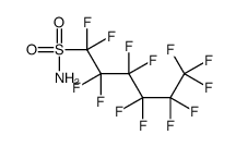 1,1,2,2,3,3,4,4,5,5,6,6,6-tridecafluorohexane-1-sulfonamide Structure