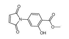 N-(3-hydroxy-4-methoxycarbonylphenyl)maleimide Structure