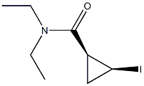 (cis)-N,N-diethyl-2-iodocyclopropanecarboxaMide结构式