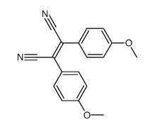 (Z)-2,3-bis(4-methoxyphenyl)but-2-enedinitrle结构式