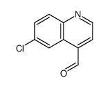 6-氯喹啉-4-羧醛结构式