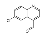 6-chloroquinoline-4-carbaldehyde structure