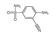 4-amino-3-cyanobenzenesulfonamide Structure